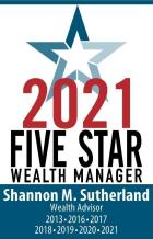 Sutherland 5 Star Wealth Manager 2021